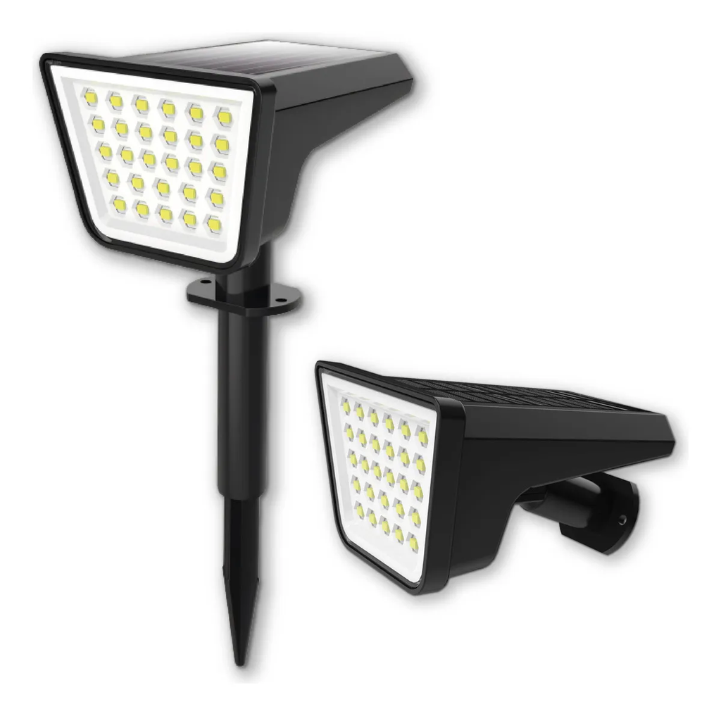 Estaca Led Luz Solar Fria 5w Lampara Exterior