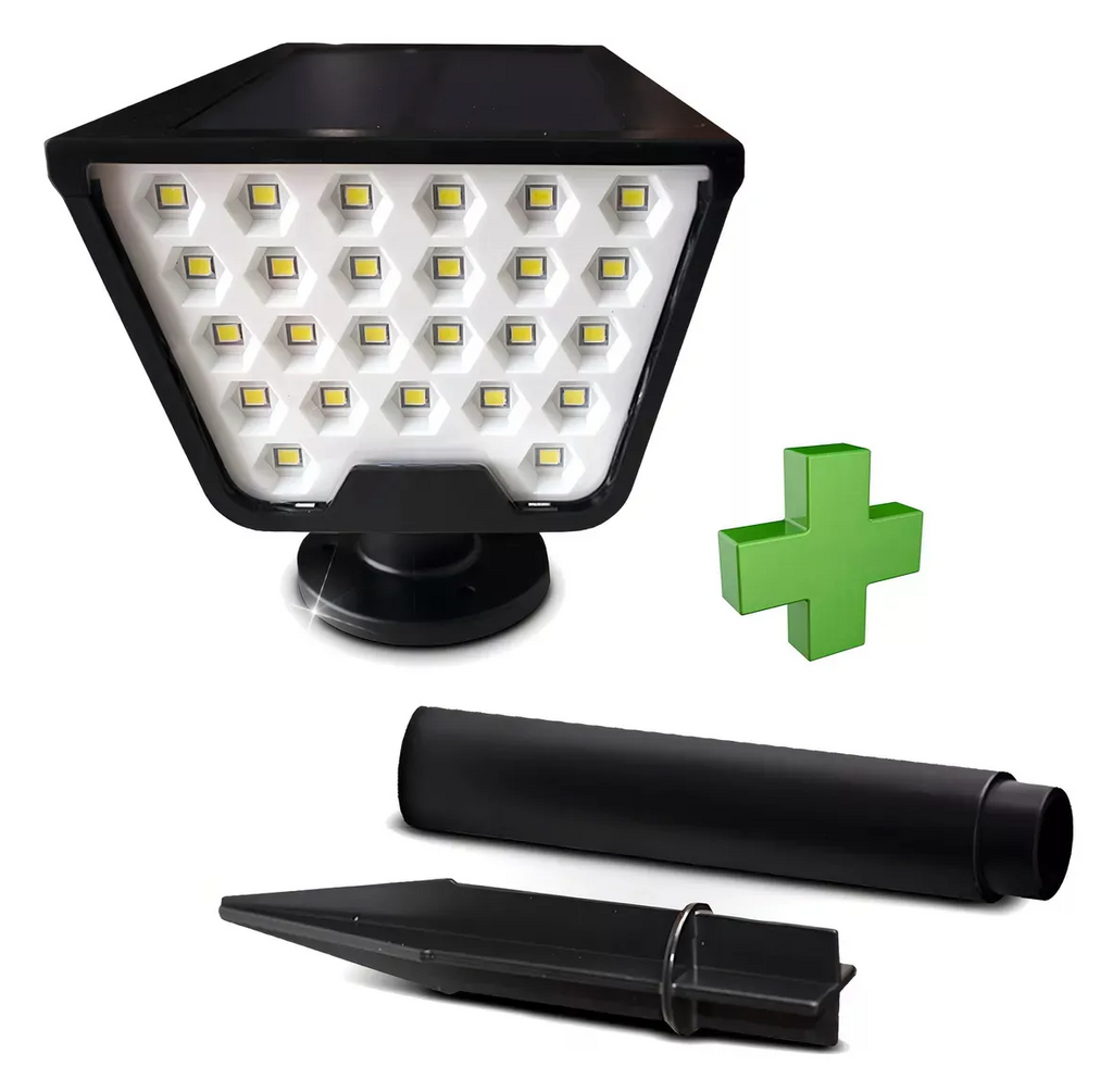 Estaca Led Luz Solar Fria 5w Lampara Exterior